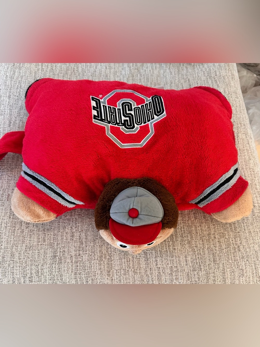 Red Plush Ohio State Pillow Pet - Stuffed Animal